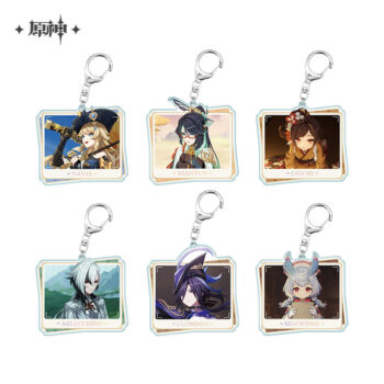 Official Merchandise Character Teaser Series: Acrylic Charms | Genshin Impact