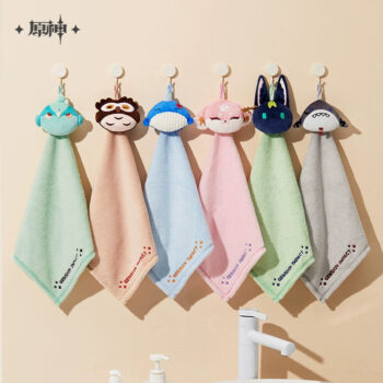 Official Merchandise Teyvat Zoo Series Hanging Towel | Genshin Impact
