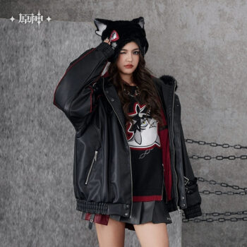 Official Merchandise Wriothesley Theme Impression Series Padded PU Hooded Jacket | Genshin Impact