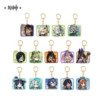Official Merchandise Chibi Emoji Series Acrylic Charm - Sumeru City | Genshin Impact