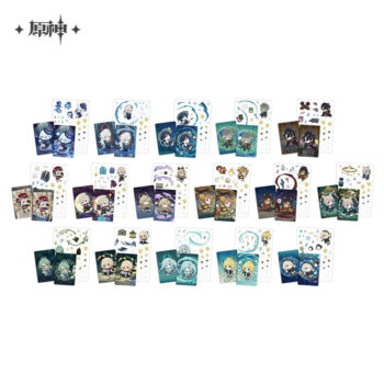 Official Merchandise Starlit Letter Series: Collector's Card Set | Genshin Impact
