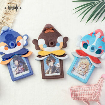 Official Merchandise Fontemer Series: Bubbly Seahorse Plush Card Holder | Genshin Impact