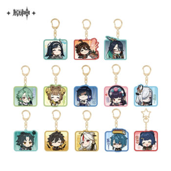 Official Merchandise Chibi Emoji Series Acrylic Charm - Liyue Harbor | Genshin Impact