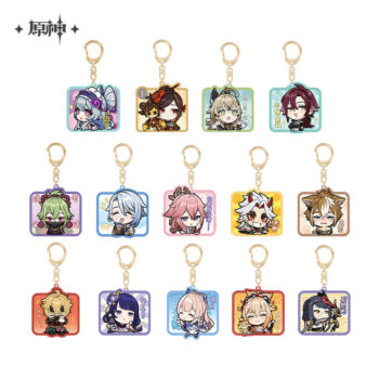 Official Merchandise Chibi Emoji Series Acrylic Charm - Inazuma City | Genshin Impact