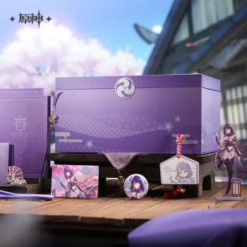 [Pre-order] Inazuma OST CD & Raiden Shogun Accessories Gift Box: Realm of Tranquil Eternity | Genshin Impact