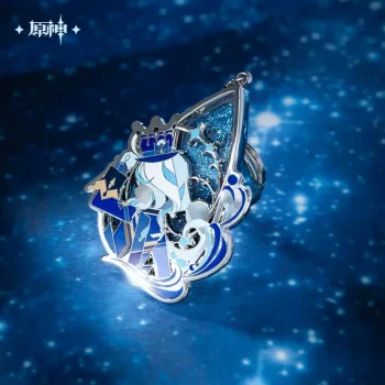 [Pre-order] Furina: Focus of the Stage Glitter Metal Keychain | Genshin Impact