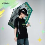 Flames and Mountains Kinich Impression Sun Umbrella (1)