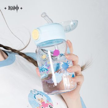[Pre-order] Official Merchandise Flames and Mountains Mualani Water Bottle with Straw | Genshin Impact