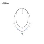 Flames and Mountains Ororon Impression Double Layer Necklace (2)