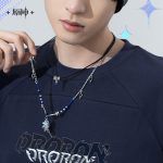 Flames and Mountains Ororon Impression Double Layer Necklace (2)